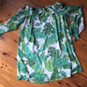 Off the shoulder tunic